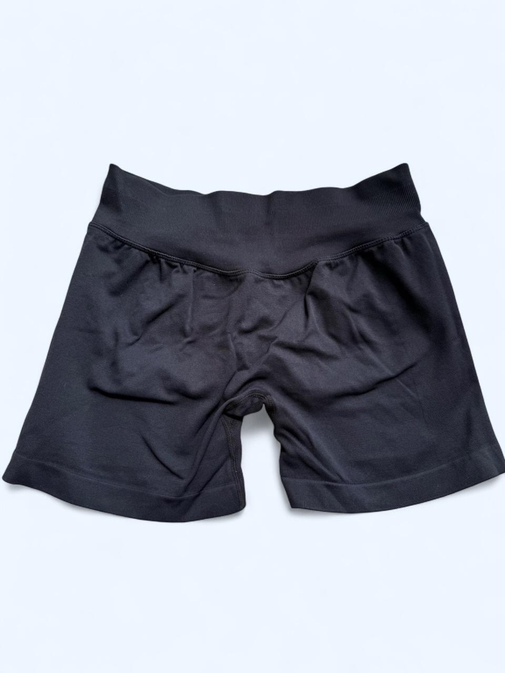 Amazon Black High-Waist Athletic Shorts